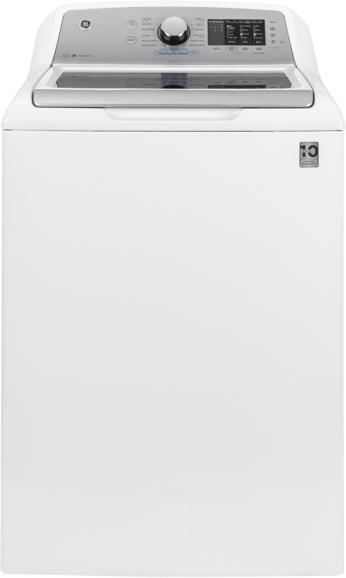 GE® 4.8 Cu. Ft. White Top Load Washer | M&amp;M Appliance | Washington 