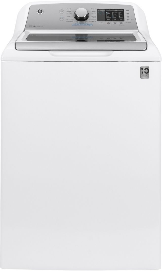 GE® 4.8 Cu. Ft. White Top Load Washer