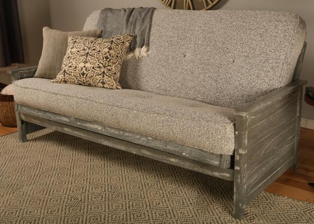 Kodiak Furniture Lexington Canton Gray/Weathered Gray Full Futon with Mattress-1