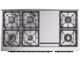 Ilve® Nostalgie II Series 48" Custom RAL Color Pro Style Dual Fuel Range-3