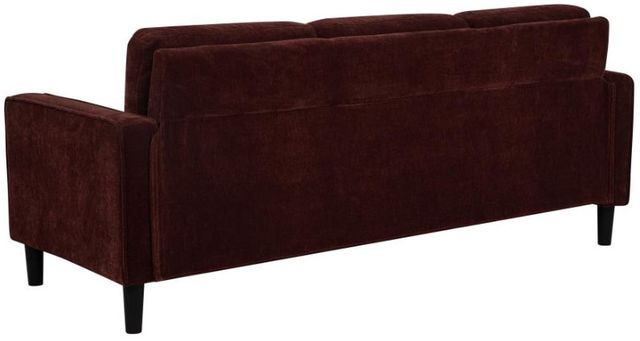 Coaster® Ruth 3-Piece Rust Red Upholstered Sofa Set-2