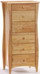 Night & Day Furniture™ Clove Cases Natural Lingerie Chest-0