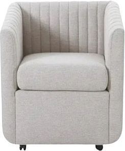 Moe's Home Collection Jane Oatmeal Dining Arm Chair-1