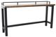 Nest Home Collections Flynn Antique Natural Counter Table with Black Base-0