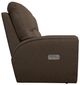 La-Z-Boy® Cassian Teak Power Reclining Loveseat with Headrest-3