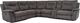 Cheers Man Wah London Charcoal 6-Piece Reclining Sectional-0