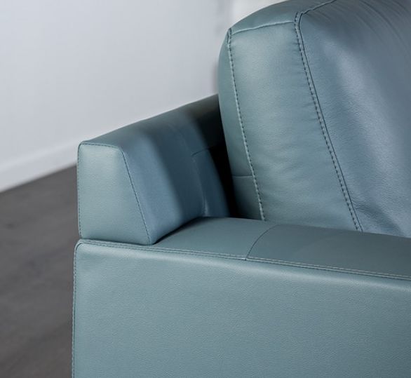 Furniture of America® Stordal Blue Sectional with Left Chaise-4