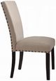 ACME Furniture Nolan Beige/Dark Oak Side Chair-0