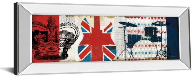 Classy Art British Invasion Il by Mo Mullan Mirror Framed Wall Art-1