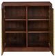 Currey & Company Jardin Antique Brass/Walnut Cabinet-4