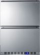 Summit® 3.4 Cu. Ft. Stainless Steel/Panel Ready Upright Freezer-0