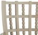 Currey & Company Norene Fog Gray/White Dining Armchair-3
