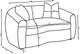 Coaster® Isabella Sand Upholstered Loveseat-2
