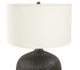 A & B Home Gray/White Round Table Lamp-1