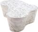 TOV Furniture Slab White 59" Concrete Indoor/Outdoor Coffee Table-4