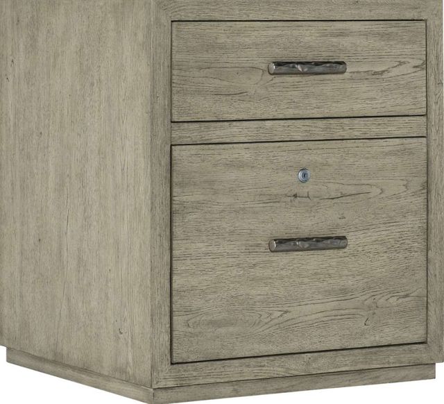Hooker® Furniture Linville Falls Mink Corner Combo Desk with Two Small Files-5
