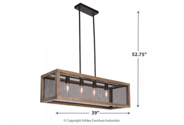 Signature Design by Ashley® Jodene Brown/Black Pendant Light-1
