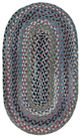 Capel Rugs Plymouth Colony Blue 27" x 48" Oval Throw Rug-0