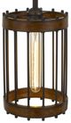 Cal® Lighting & Accessories Cantania Brown Pendant-1