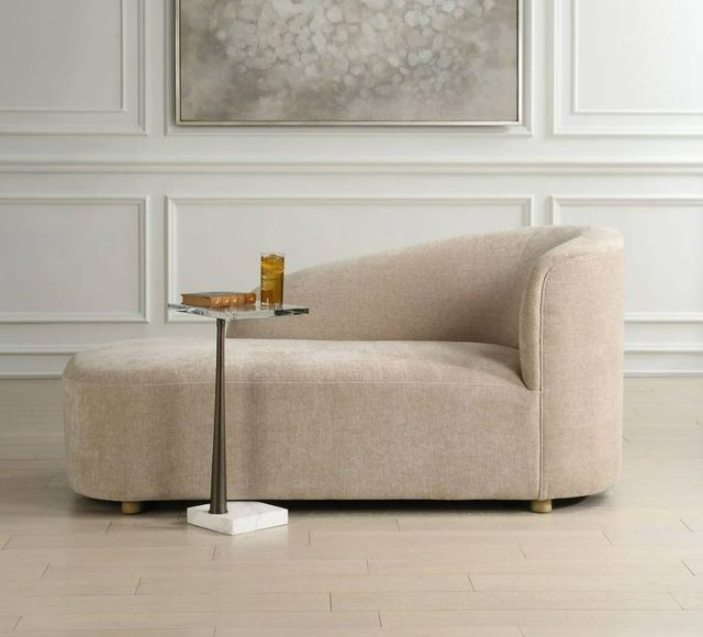Uttermost® Fae Flax Arm Chaise Lounge-1