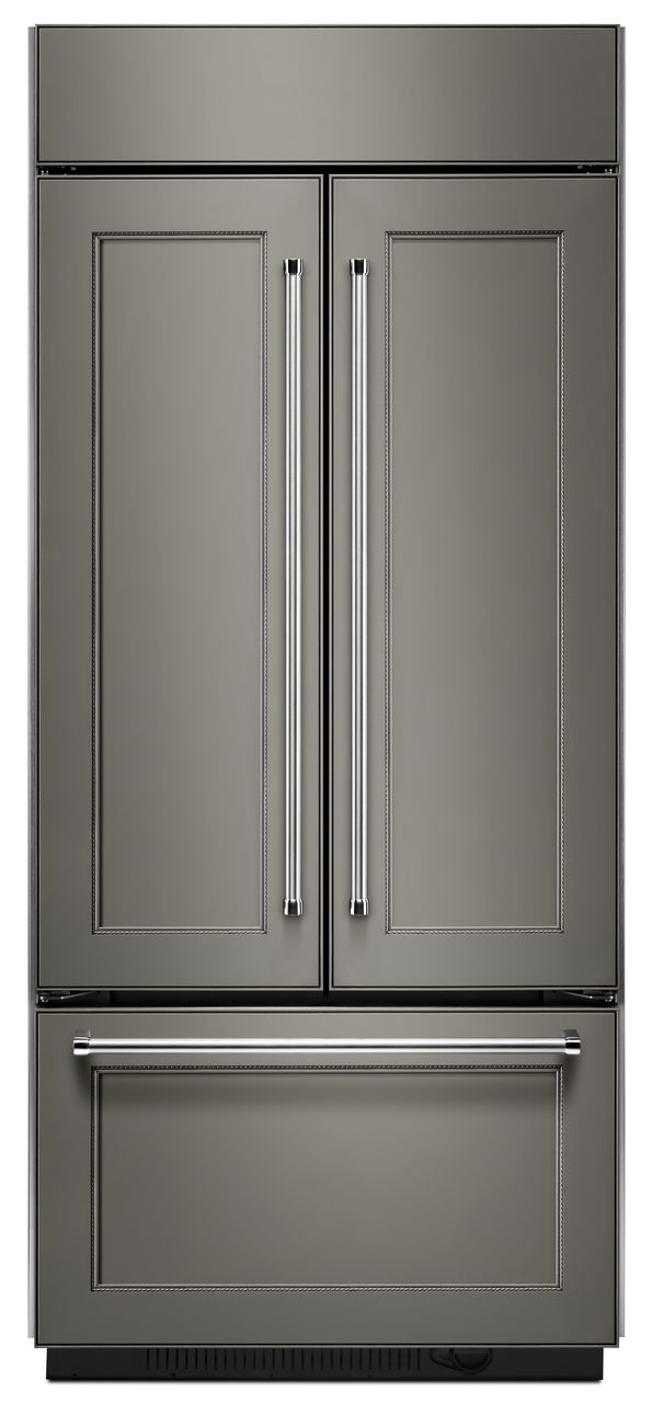 KitchenAid® 37 in. 20.8 Cu. Ft. Panel Ready Built In Counter Depth French Door Refrigerator