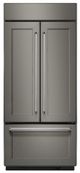 KitchenAid® 37 in. 20.8 Cu. Ft. Panel Ready Built In Counter Depth French Door Refrigerator-0