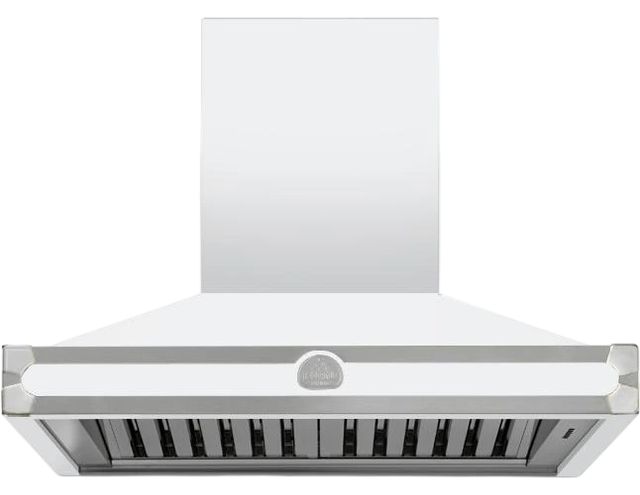 La Cornue CornuFé 90 AlberTine 36" Pure White Wall Mounted Chimney Hood-0