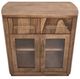 International Furniture Direct Balam Stained Brown Server-4