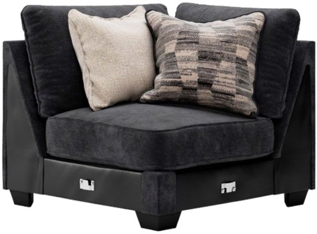 Signature Design by Ashley® Lavernett 3-Piece Charcoal Sectional-3
