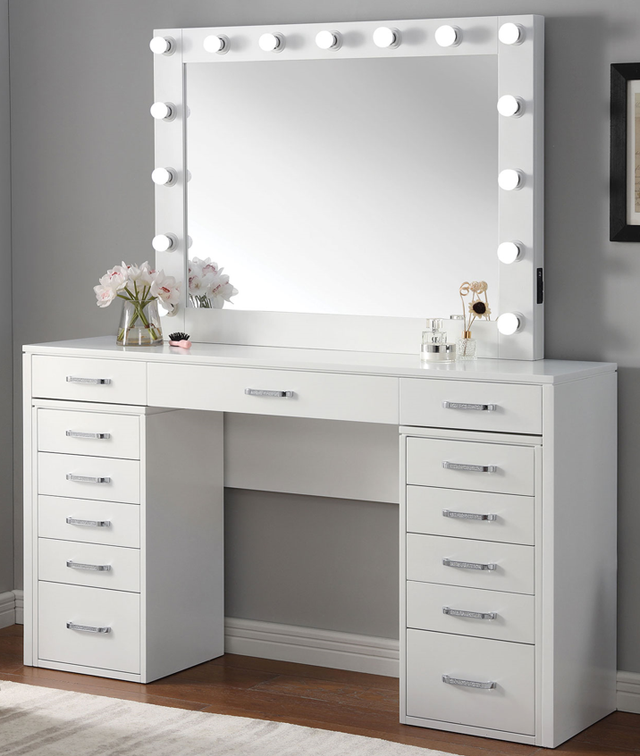 Furniture of America® Aphrodite White Vanity-1