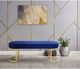Mazin Furniture Betto Navy Accent Bench-2