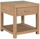Liberty Furniture Corso Concrete End Table with Natural Base-0