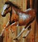 Crestview Collection Full Gallop 1 & 2 2 Piece Multi-Color Wall Art Set-2
