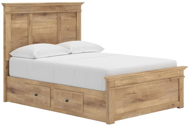Signature Design by Ashley® Makidern Tan Full Panel Storage Bed-0
