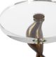 Uttermost® Remolino Glass Top Drink Table with Black/Warm Bronze Base-5