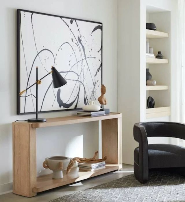 Hooker® Furniture Retreat Dune 69" Console Table-1
