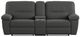 Emerald Home Alberta 3-Piece Charcoal Gray Manual Reclining Sectional-3