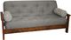 Best Craft Furniture Customizable OM180 Queen EZ Lounger Sofa with Cherry Oak Legs-0