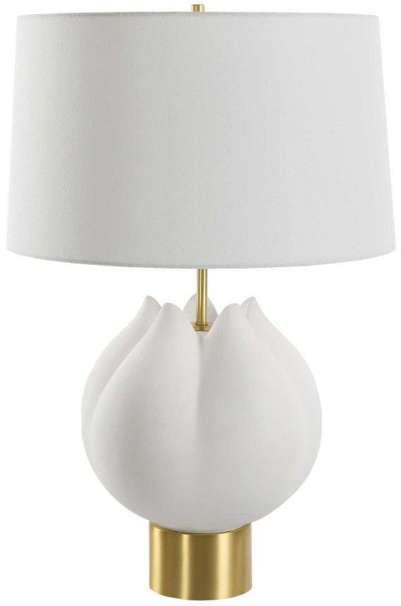 Uttermost® In Bloom White Table Lamp-0