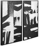 Bassett Mirror Black and White Canvas 2-Piece Wall Art Set-1
