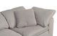 Moe's Home Collection Clay 3-Piece Light Grey Modular Sectional Sofa-3