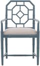 Furniture Classics Wilson Beige/Light Blue Arm Chair-1