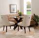 Powell® Auden 6-Piece Natural/Tan/White Round Dining Set-1