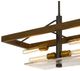 Cal® Lighting & Accessories Craiova Brown Island Chandelier with Hand Crafted Glass-1