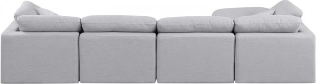 Meridian Furniture Indulge 5-Piece Gray Modular Sectional-3