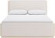 Modus Furniture Wallen White Sand California King Upholstered Bed-2
