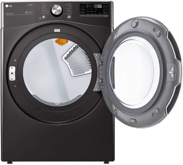 LG 7.4 Cu. Ft. Black Steel Front Load Electric Dryer-3