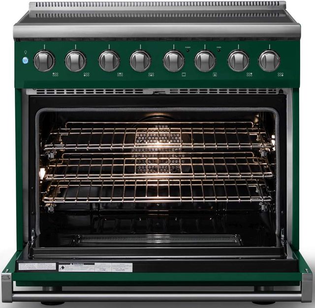 Viking® 5 Series 36" Ivy Pro Style Induction Range with Polished Chrome Trim-1