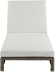 ACME Furniture Salena Beige/Gray Fabric/Wicker 11" Outdoor Patio Sun Lounge-3