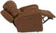 Flexsteel® Fenwick Brown Power Gliding Recliner with Power Headrest-4